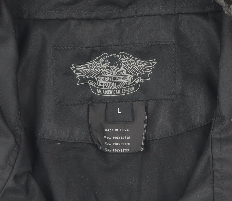 Harley-Davidson Men's Black Motorcycle Jacket L
