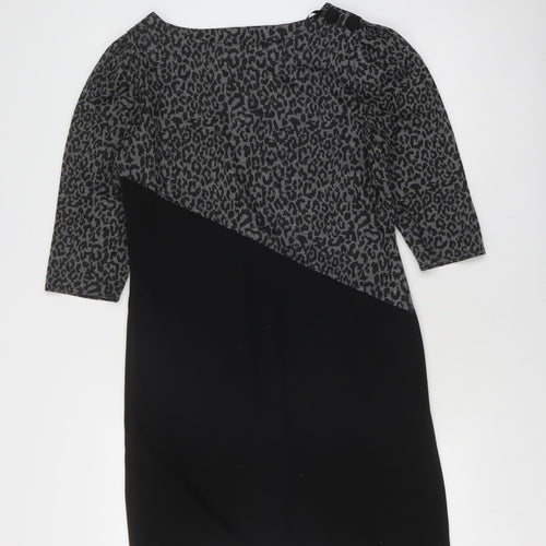 Dorothy Perkins Women's Black Sheath Dress Size 16