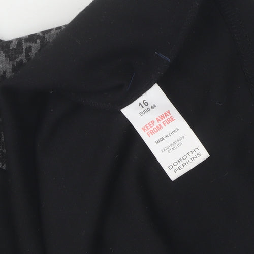 Dorothy Perkins Women's Black Sheath Dress Size 16