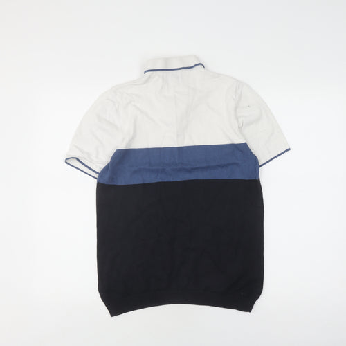 Next Men's Polo Small Colourblock Short Sleeve