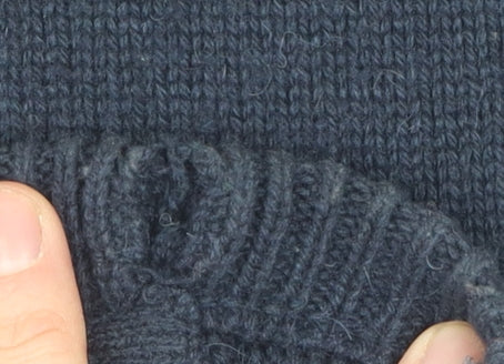 Quba & Co. Men's XL Blue Wool Pullover Jumper