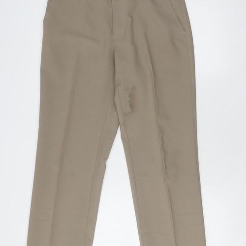 Marks and Spencer Beige Dress Pants, Size 32, Women