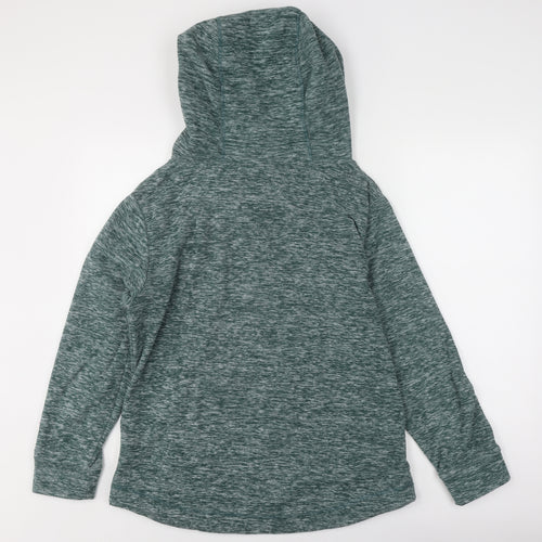 Regatta Women's Green Hoodie Size 14 Polyester