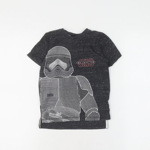Star Wars Boys Black Graphic T-Shirt 5 Years