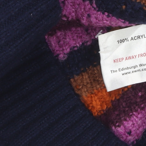 ISLE Women's Multicoloured Striped Pullover Jumper - Size M