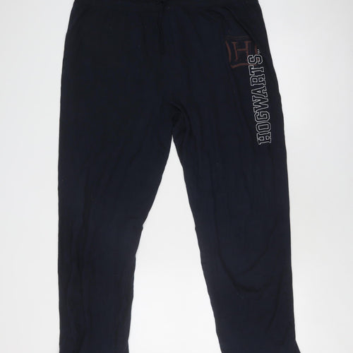 Harry Potter Men's Black 2XL Hogwarts Lounge Pants