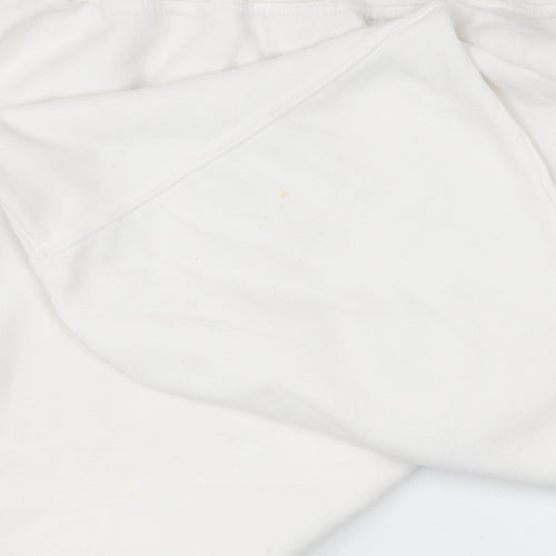 Super Flag Unisex White Pullover Sweatshirt XL