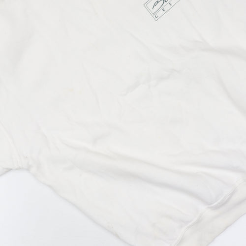 Super Flag Unisex White Pullover Sweatshirt XL