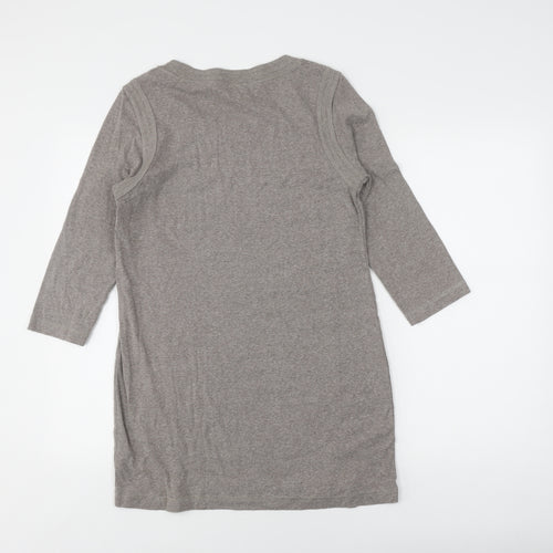 Marks and Spencer Women's Grey 3/4 Sleeve Top, Size 12
