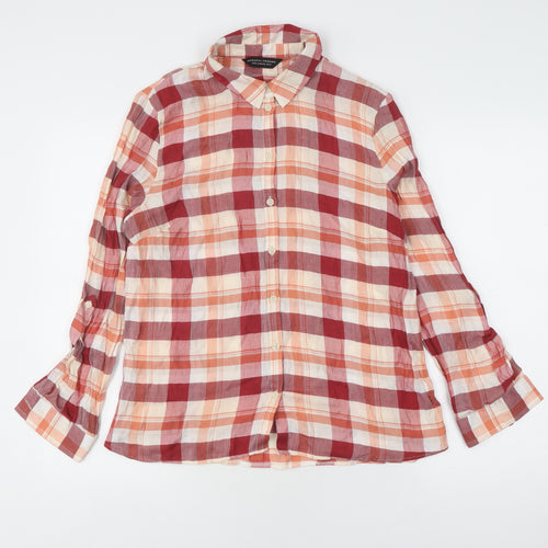 Dorothy Perkins Women's Multicoloured Plaid Button-Up Shirt