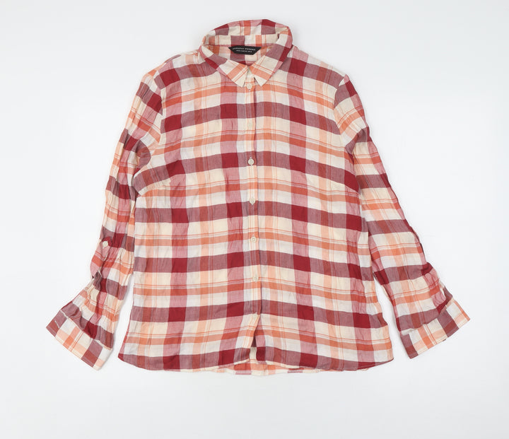 Dorothy Perkins Women's Multicoloured Plaid Button-Up Shirt