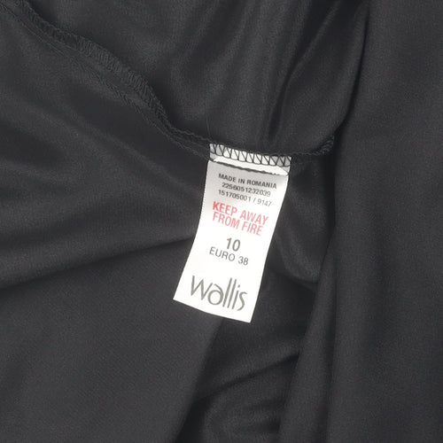 Wallis Women’s Black Dress, Size 10, Sleeveless