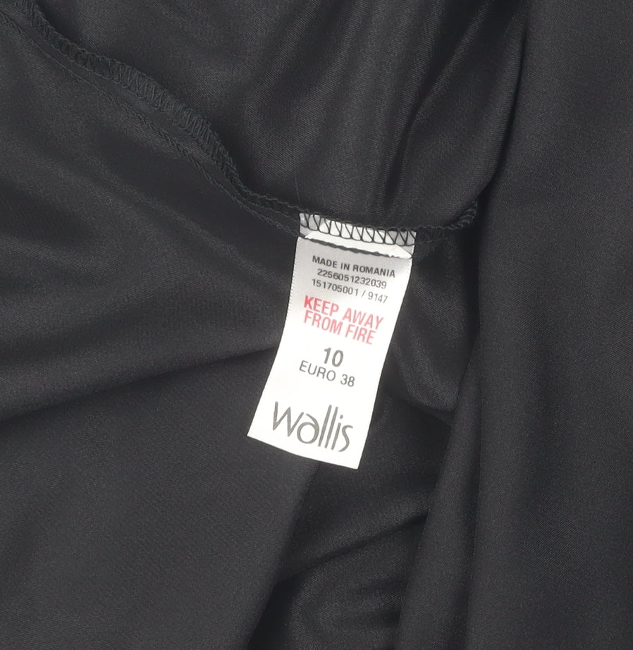 Wallis Women’s Black Dress, Size 10, Sleeveless