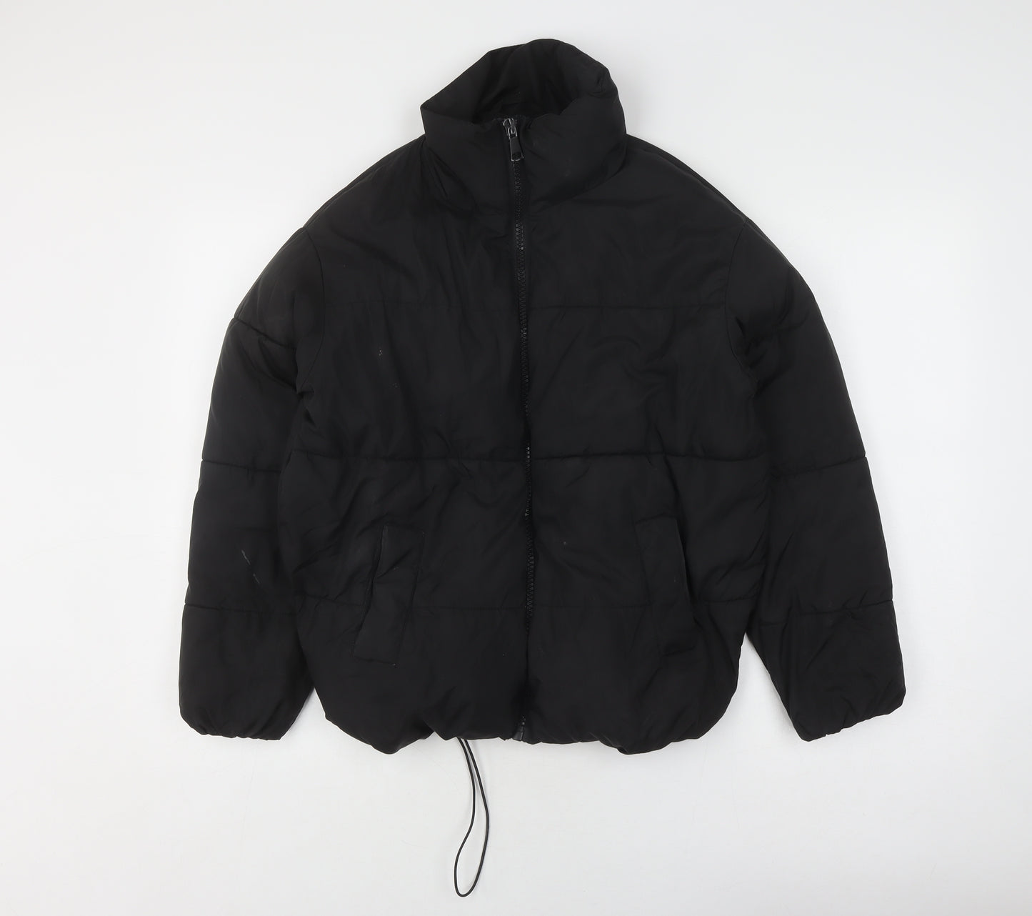 New Look Women's Black Puffer Jacket Size 4, Winter Essential