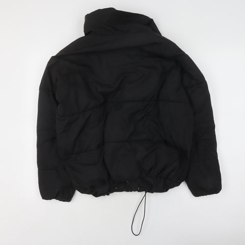 New Look Women's Black Puffer Jacket Size 4, Winter Essential