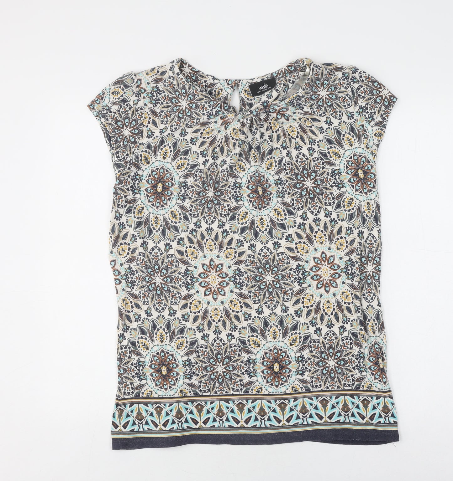 Wallis Women's Multicoloured Floral Blouse UK 16