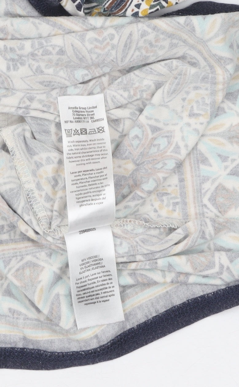 Wallis Women's Multicoloured Floral Blouse UK 16