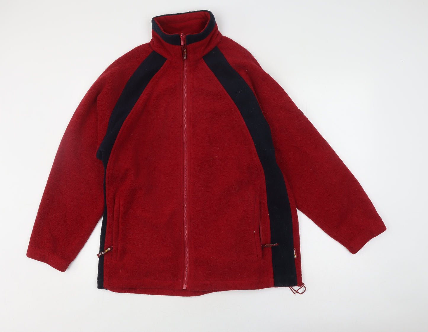 GTI Men's Red Fleece Jacket, Size M, Full Zip Outdoor