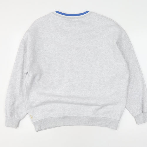 Disney Women’s Grey Stitch Sweatshirt Size S