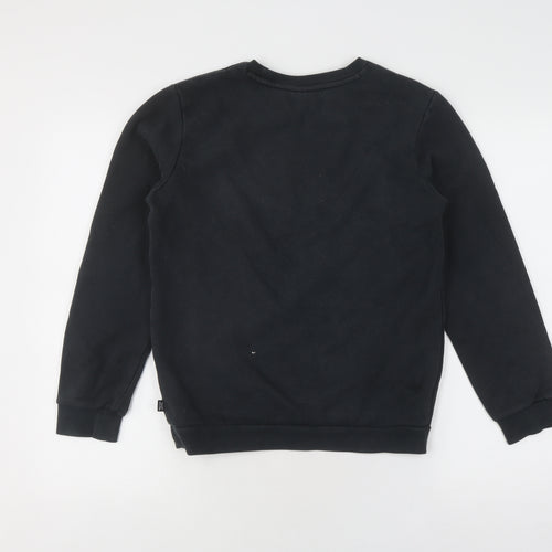 Puma Boys Black Graphic Pullover Sweatshirt 13-14 Years