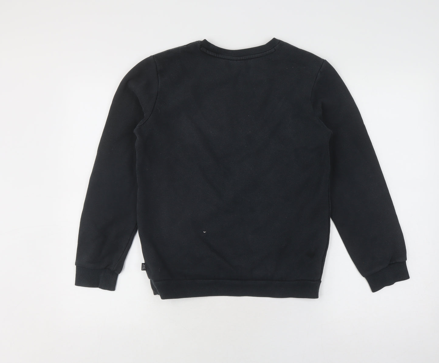 Puma Boys Black Graphic Pullover Sweatshirt 13-14 Years