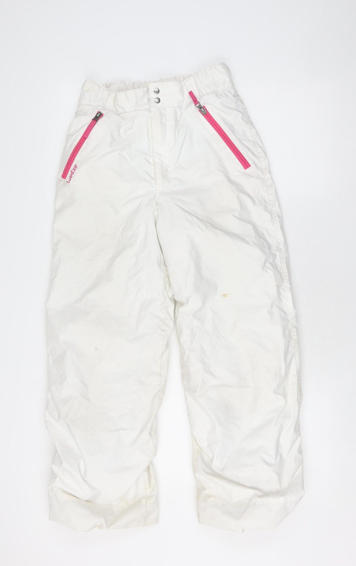 Decathlon Girls White Snow Pants 14 Years