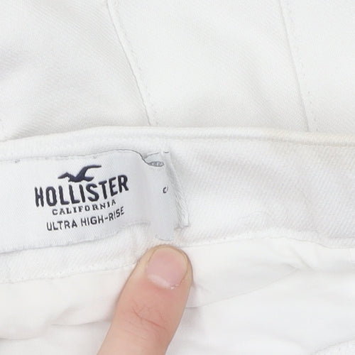 Hollister Women's White Pleated Skirt M