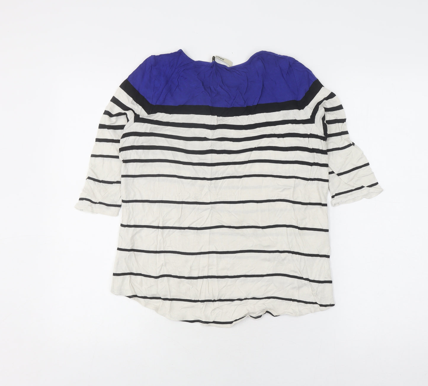 Oasis Women's Striped 3/4 Sleeve Top - Small