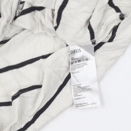 Oasis Women's Striped 3/4 Sleeve Top - Small