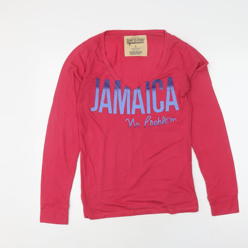 Surf Classic Women's Red Long Sleeve T-Shirt L
