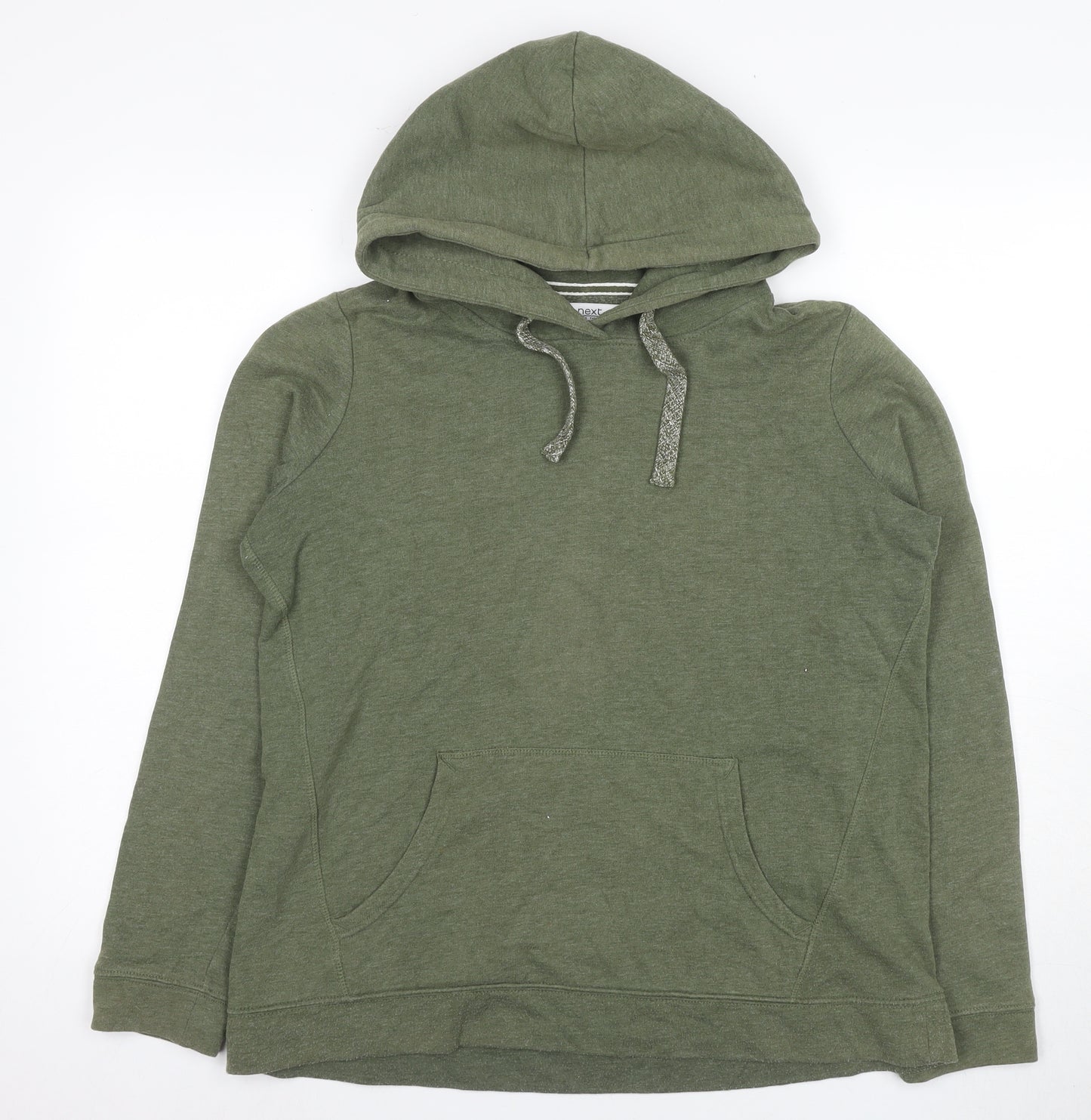 Next Women’s Green Pullover Hoodie UK Size 14 Cotton Blend
