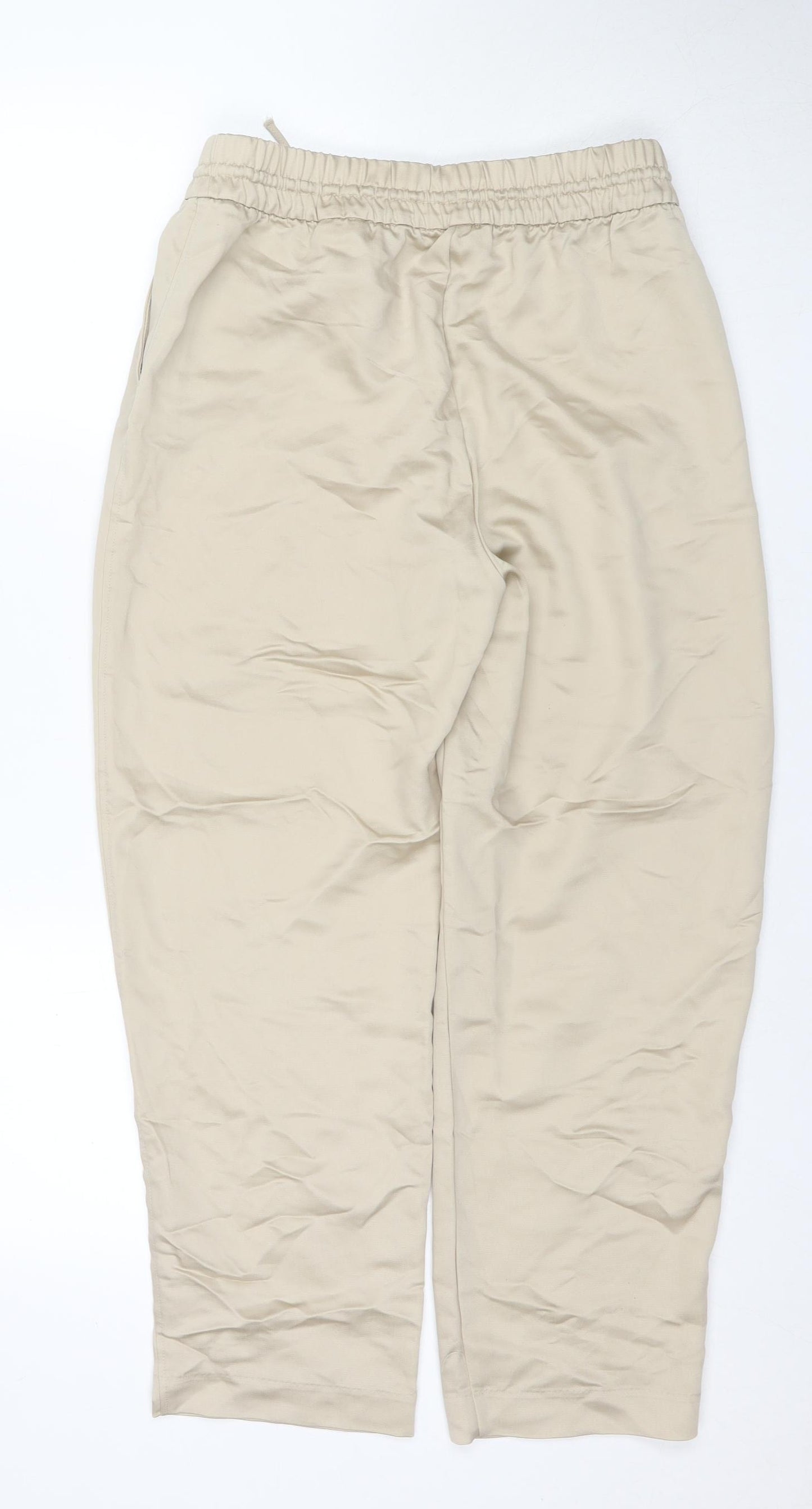 H&M Women’s Beige Capri Trousers Size S