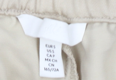 H&M Women’s Beige Capri Trousers Size S