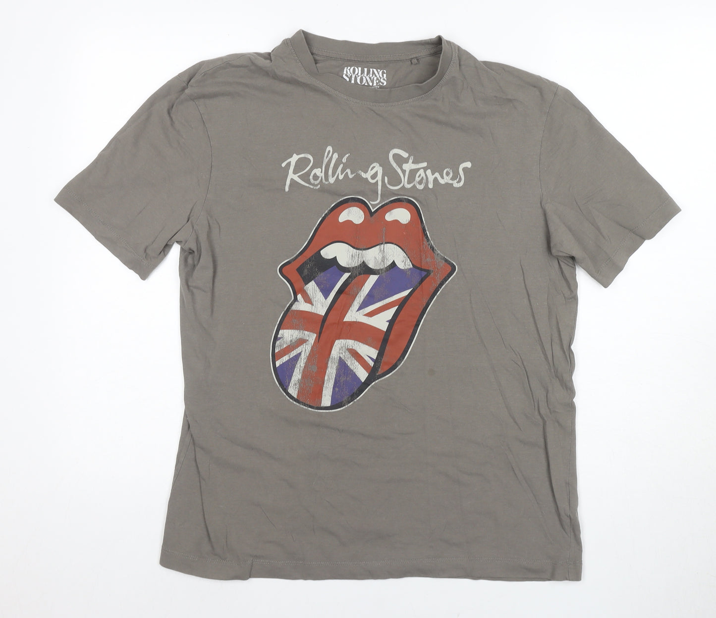 Rolling Stones Men's Grey T-Shirt M - Rock Graphic Tee
