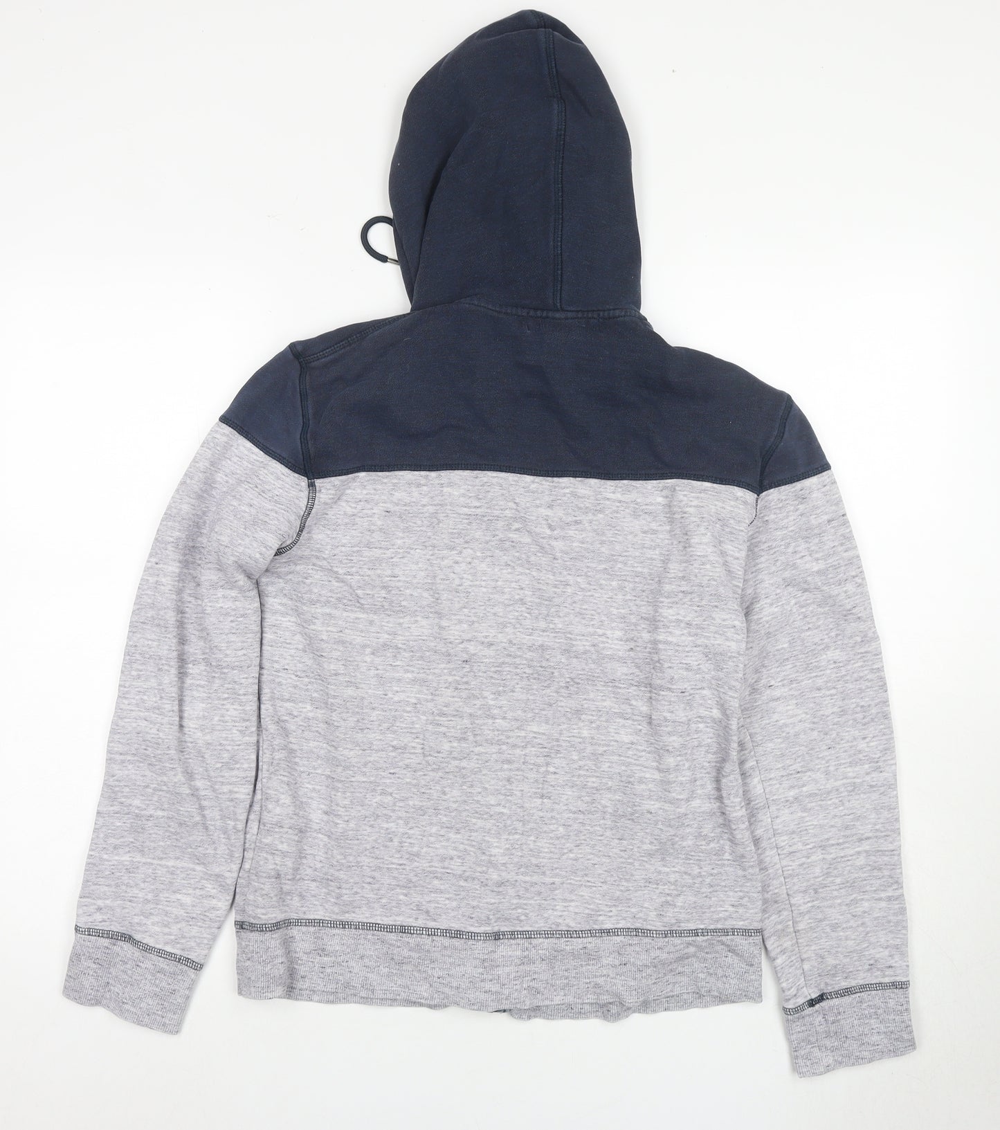 Jack & Jones Men's Blue Grey Full Zip Hoodie M