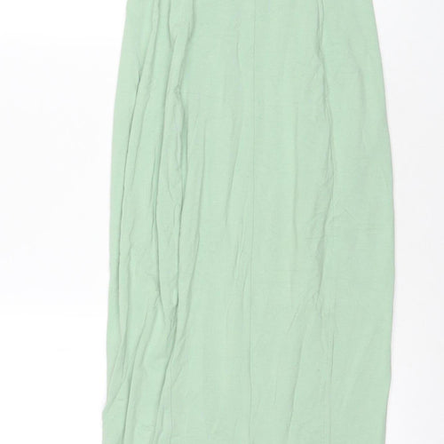 Polly Women's Long Green Strappy Dress, Size 12