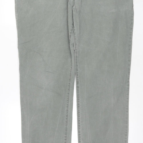 Atelier Gardeur Men's Grey Straight Jeans Size 40