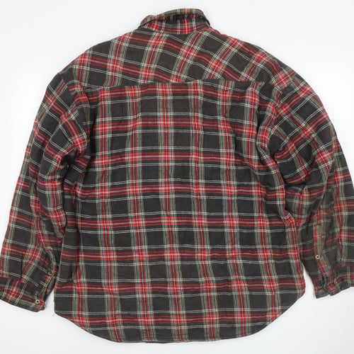 Granite Men's Multicoloured Plaid Flannel Jacket XL