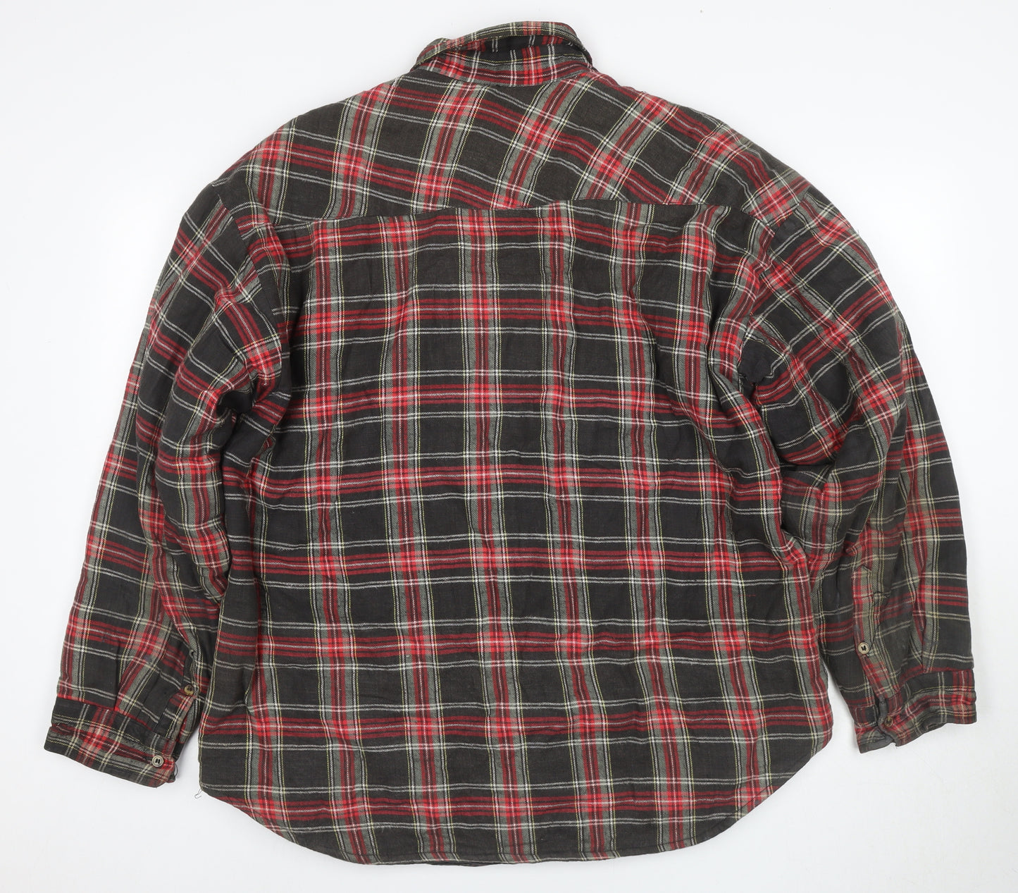 Granite Men's Multicoloured Plaid Flannel Jacket XL