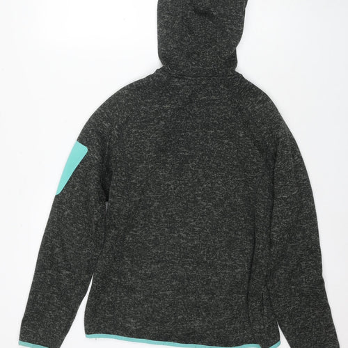 Trespass Women's Grey Jacket UK 14 Outdoor Hooded Casual