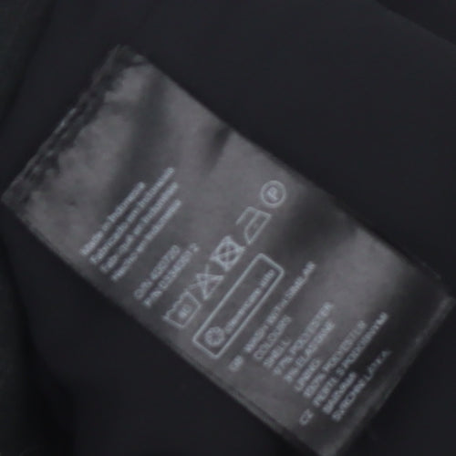 H&M Women’s Black Shift Dress, Size 14, 3/4 Sleeve, Casual