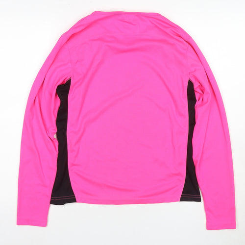 Karrimor Women's Pink/Black Run Top Long Sleeve Size 14
