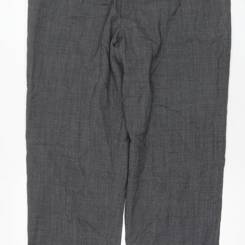 Marks and Spencer Men's Grey Wool Trousers Size M