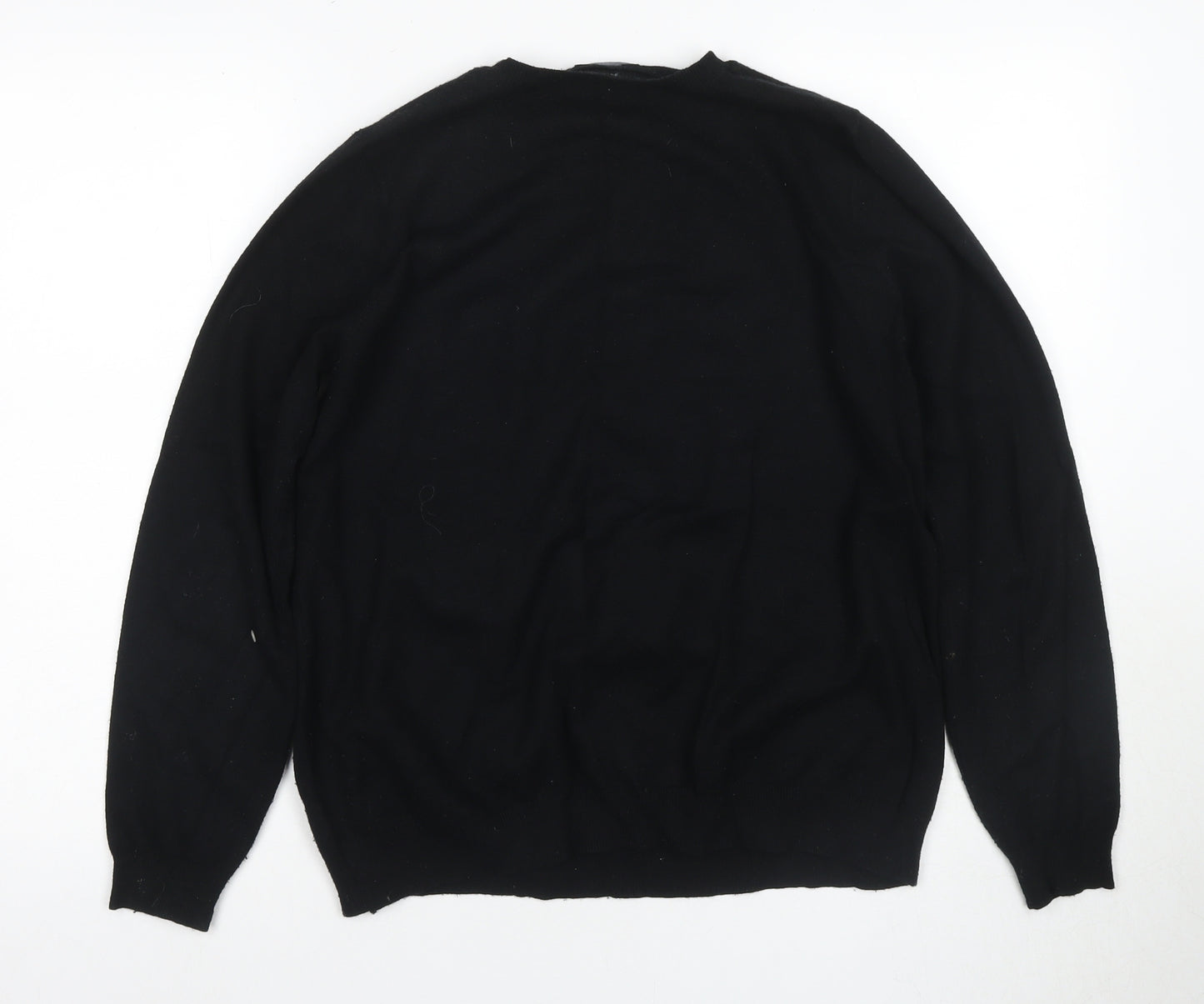 M&Co Women's Black Christmas Jumper Size 14