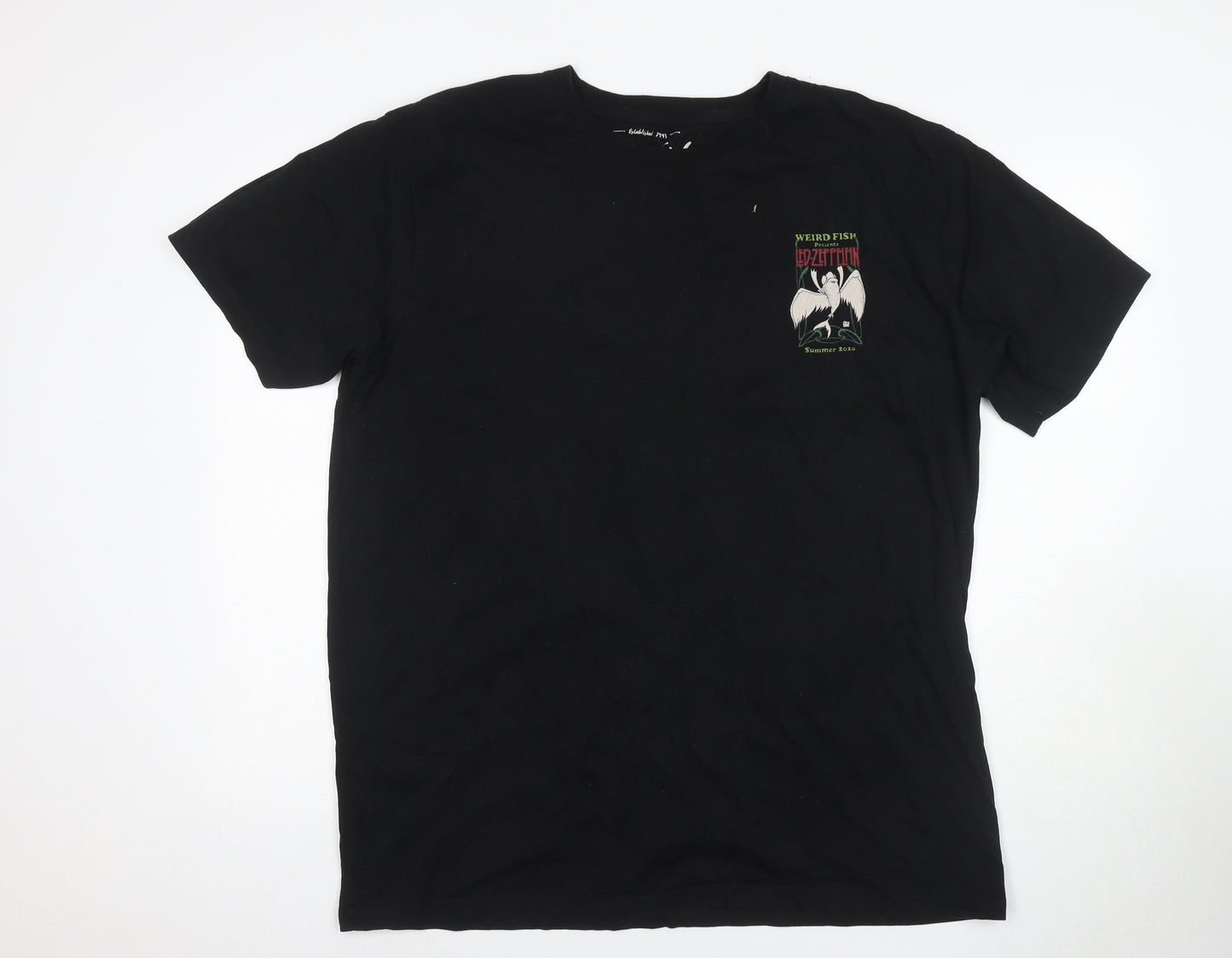 Weird Fish Led Zeppelin T-Shirt 3XL Black Short Sleeve