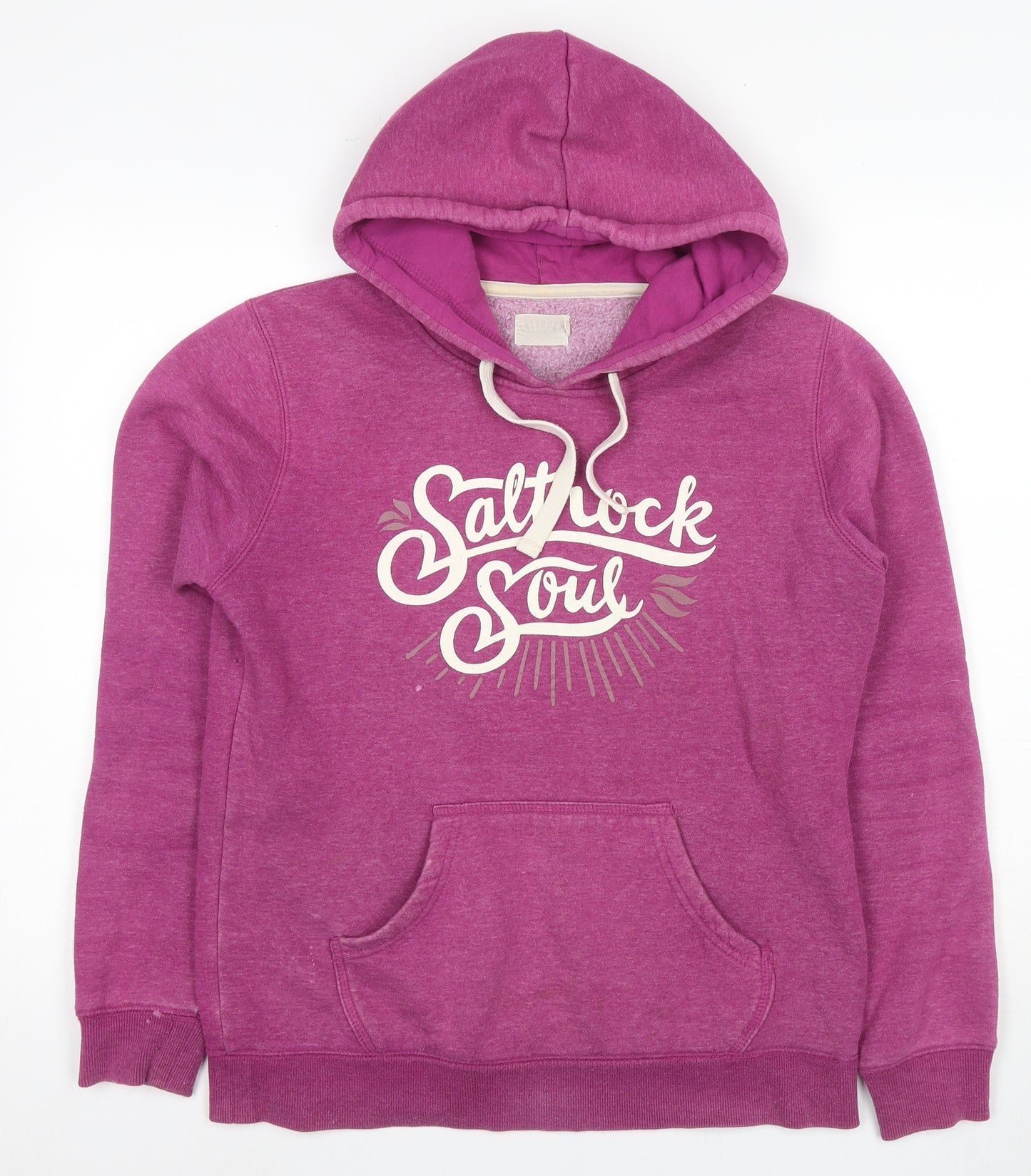 Saltrock Purple Women's Hoodie, Drawstring, UK Size
