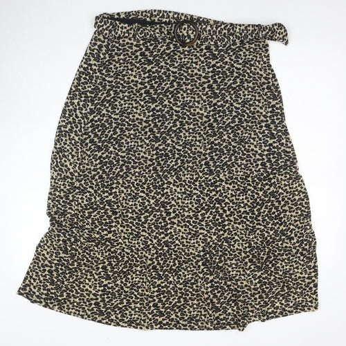 Next Women's Multicoloured Animal Print Skirt, Size 16