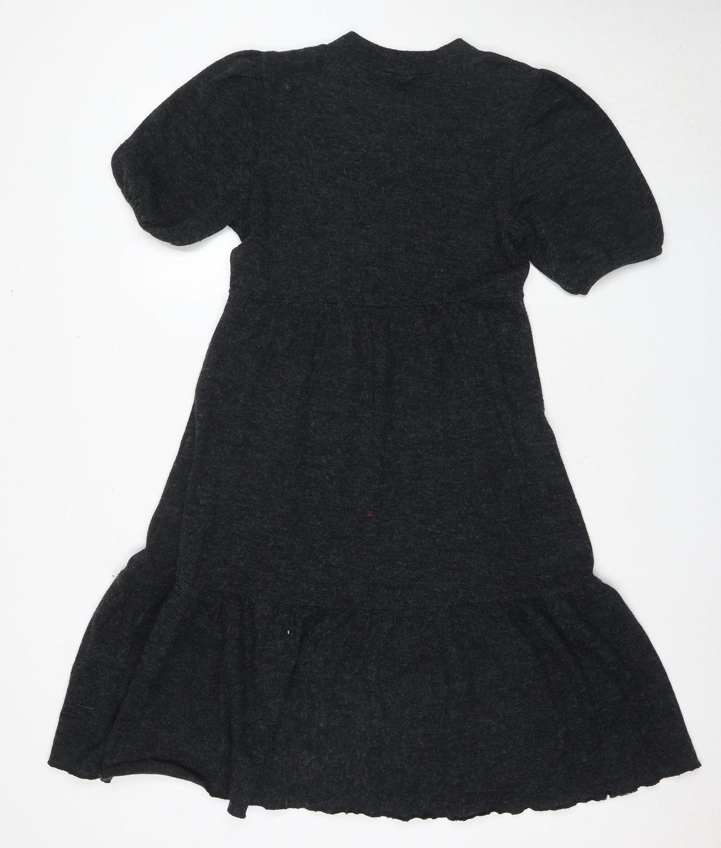 Brave Soul Women's Black Short Fit & Flare Dress S