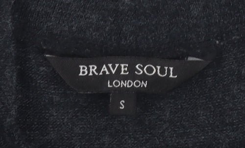 Brave Soul Women's Black Short Fit & Flare Dress S