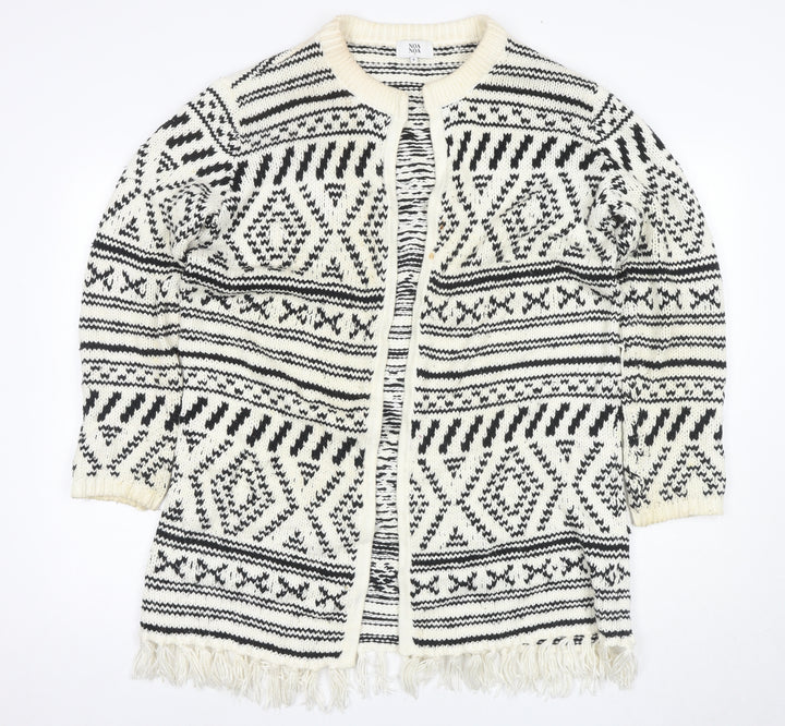 Noa Noa Women's Black & White Cardigan S